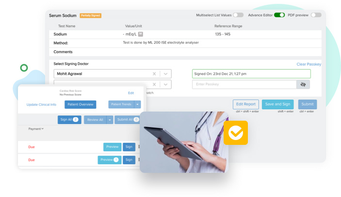 lab report approval automation in lims