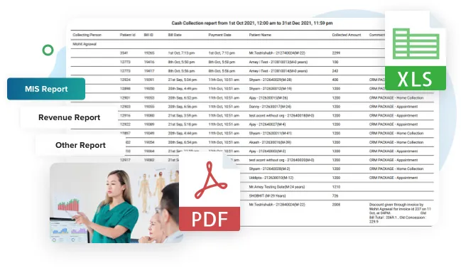 lis system with lab report delivery automation